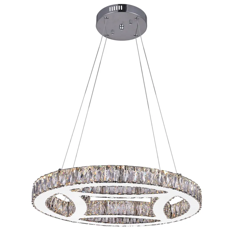 Beyond LED Chandelier With Chrome Finish — CWI Lighting LED Pendant Lights  