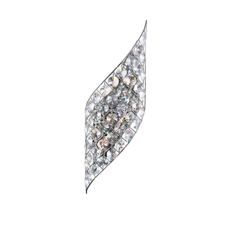 Chique 4 Light Chrome Wall Sconce — CWI Lighting LED Wall Lights  