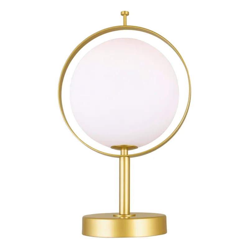Da Vinci 1 Light 10in Brass Table Lamp — CWI Lighting LED General Lighting  