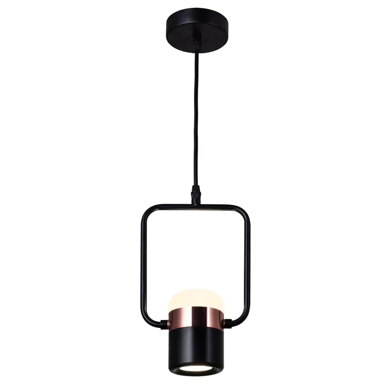 Moxie LED Down Mini Pendant With Black Finish — CWI Lighting LED Pendant Lights  