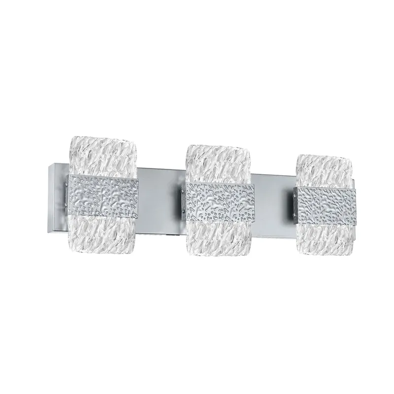 Carolina Integrated LED 21in Pewter Vanity Light — CWI Lighting LED Wall Lights  