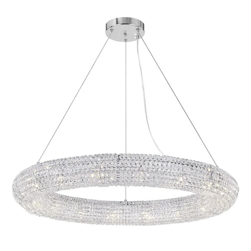 Veronique 16 Light Chrome Chandelier — CWI Lighting LED Pendant Lights  