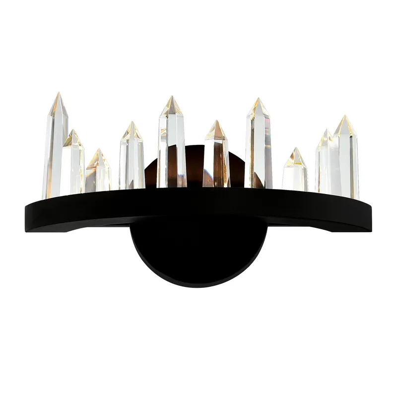 Juliette Integrated LED Black Wall Sconce — CWI Lighting LED Wall Lights  