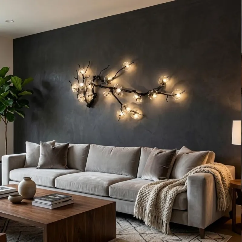 Minas Tree Branch Wall Sconce — Seus Lighting LED Wall Lights  2700K
