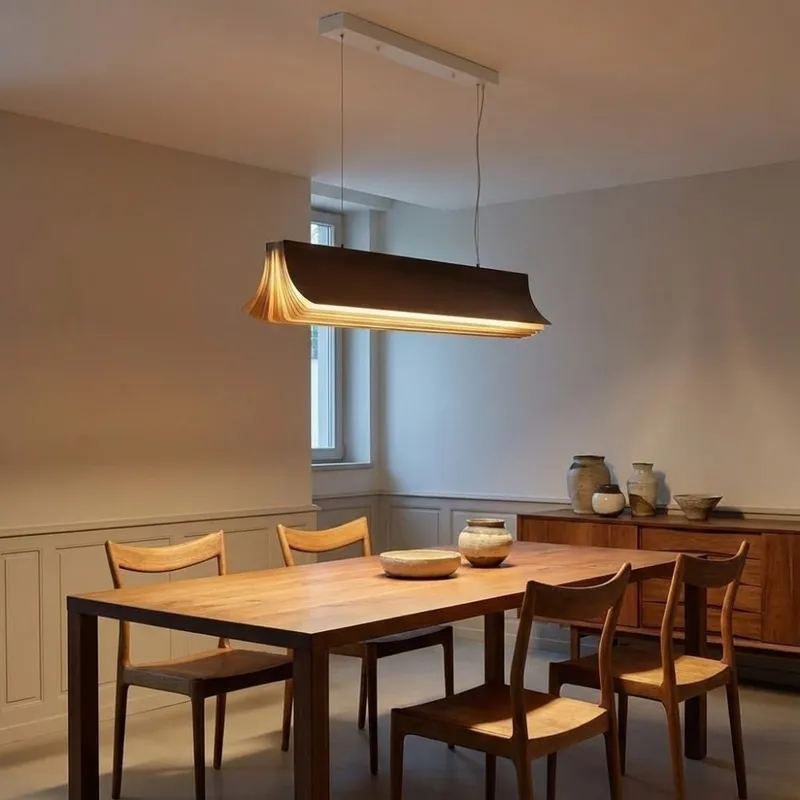 Fenlo Linear Kitchen Island Pendant Light — Seus Lighting LED Linear Lights  3000K