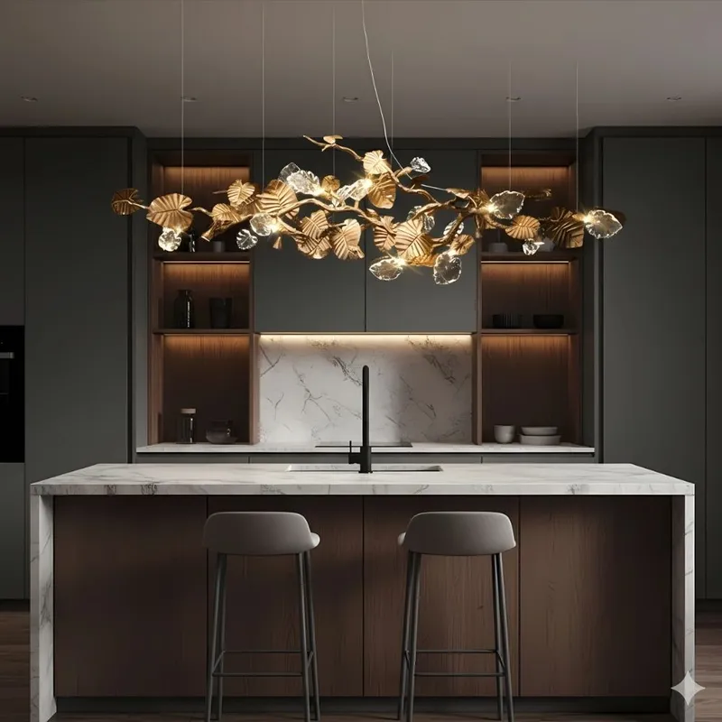 Bedya Linear Branch Chandelier — Seus Lighting LED Linear Lights  3000K