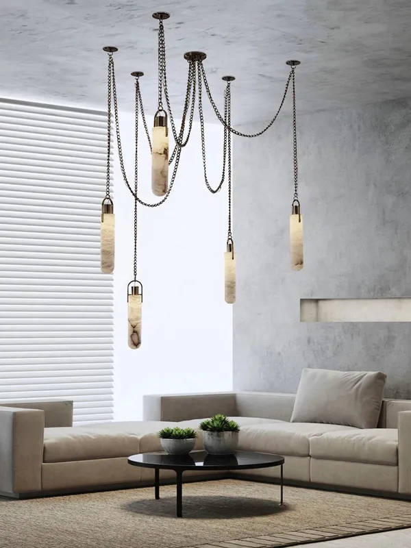 Anx Marble Ceiling Light — Seus Lighting LED Pendant Lights  3000K