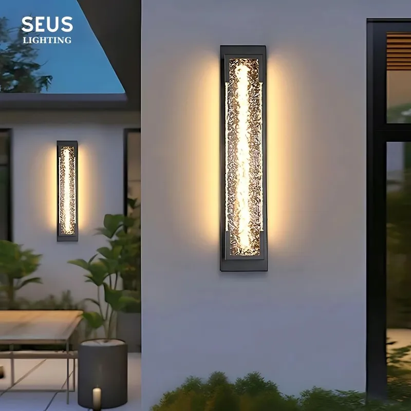 Judin Modern Outdoor Wall Sconce — Seus Lighting LED Wall Lights  3000K