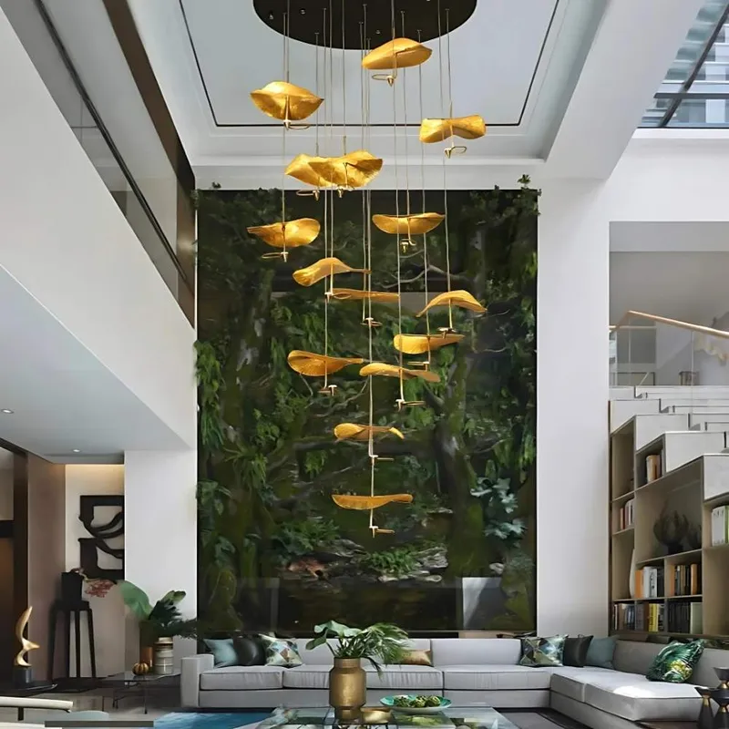 Jenissa Vintage Staircase Chandelier — Seus Lighting LED Pendant Lights  3000K