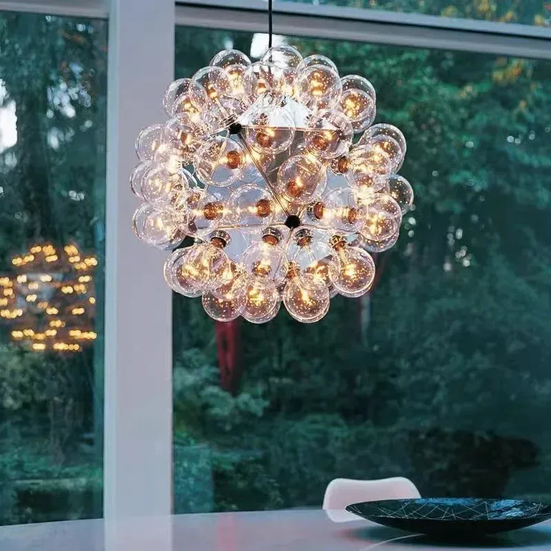 Ayli Clear Glass Bubble Pendant Light — Seus Lighting LED Pendant Lights  
