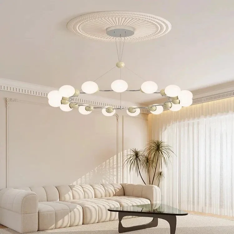 Modern Sputnik Glass Sphere Chandelier - 12/15 Light — Seus Lighting LED Pendant Lights  3000K