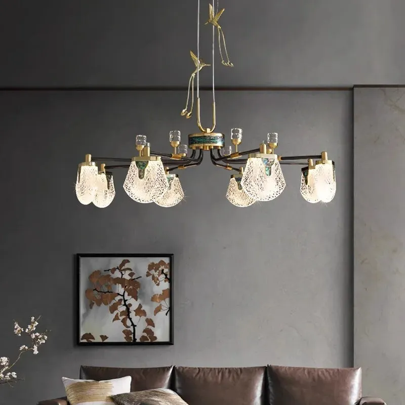 Luxury Art Deco Pendant Light - 8/12 Light — Seus Lighting LED Pendant Lights  3000K