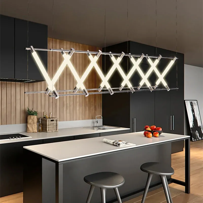 Nina Contemporary LED Kitchen Island Light — Seus Lighting LED Pendant Lights  3000K