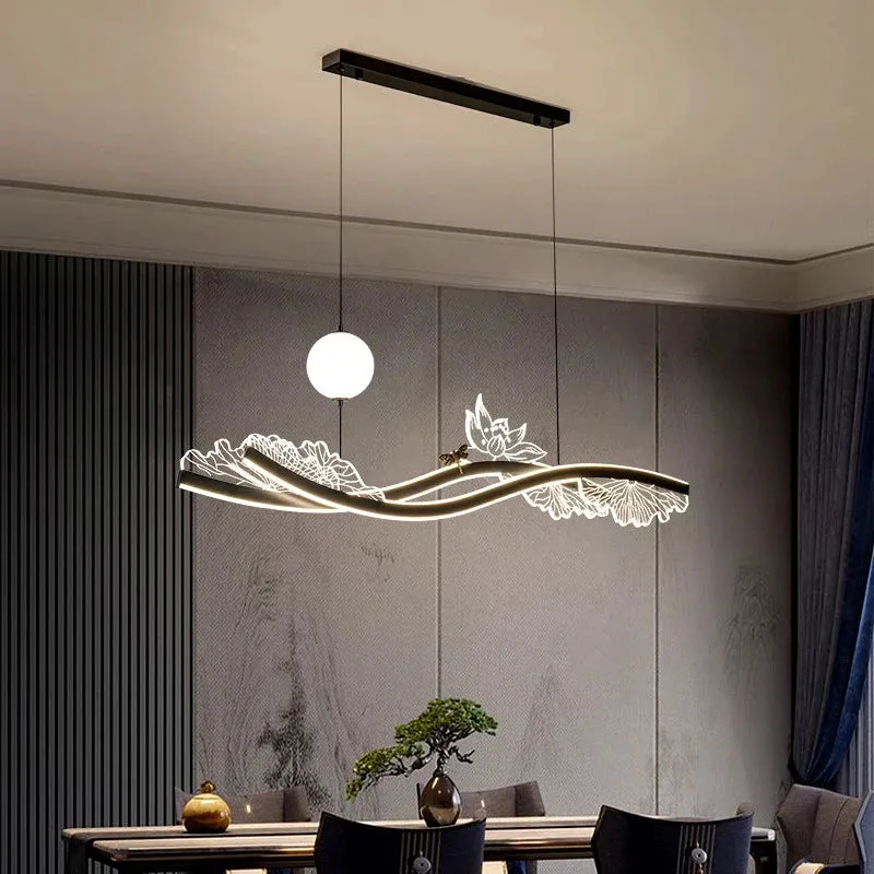 Modern Ceiling Chandelier Light for Dining Room — Seus Lighting LED Pendant Lights  3000K