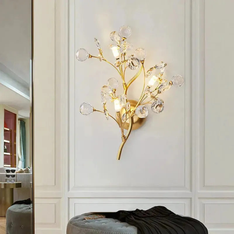 Alessa Gold Branch Wall Light — Seus Lighting LED Wall Lights 3.0W 