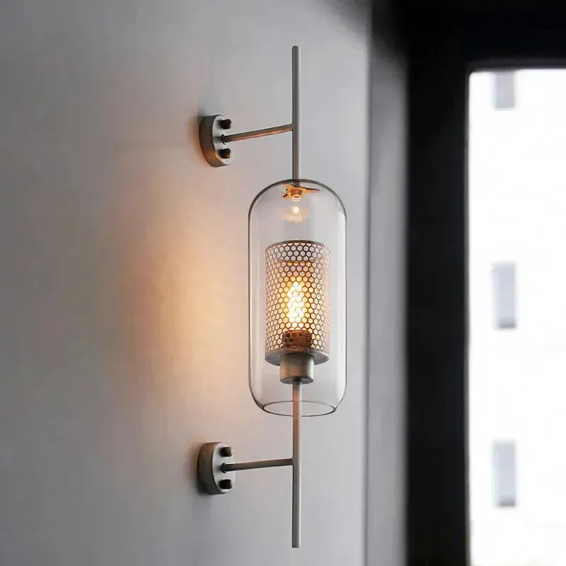 Modern Glass Art Deco Wall Lights — Seus Lighting LED Wall Lights  