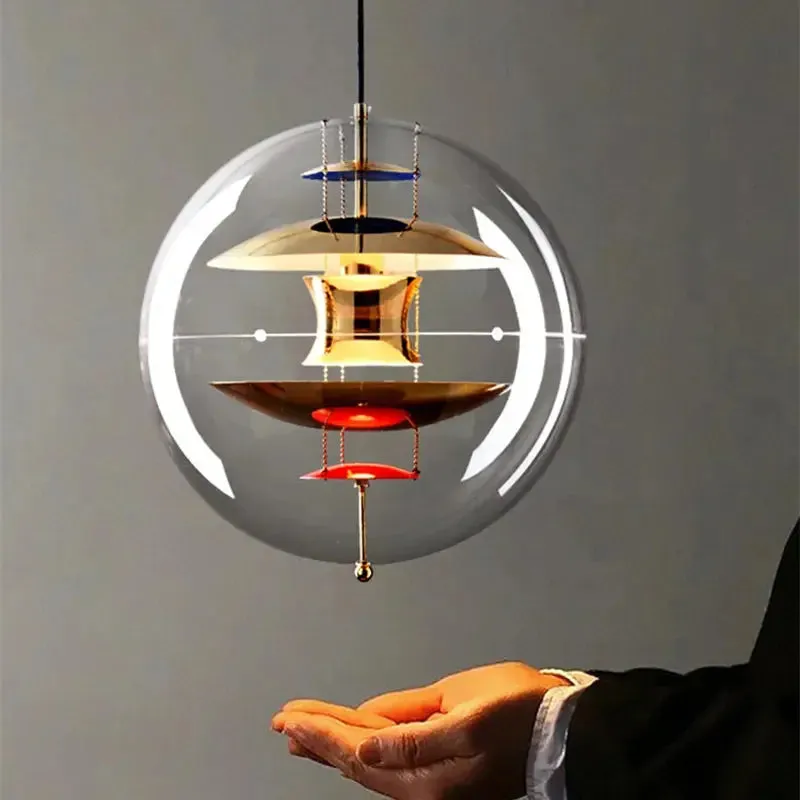 Peri Modern Sphere Chandelier — Seus Lighting LED Pendant Lights  3000K