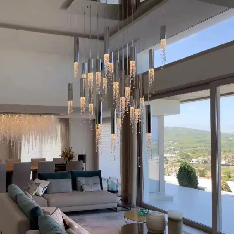 Celia Modern Staircase Ceiling Lighting — Seus Lighting LED Pendant Lights  