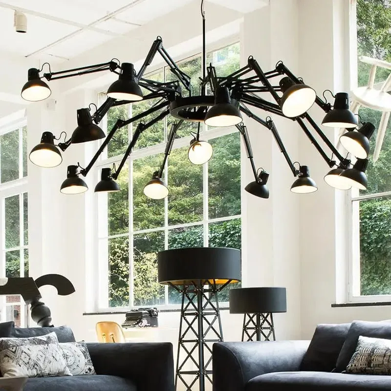 Black Chandeliers for Dining Room — Seus Lighting LED Pendant Lights  