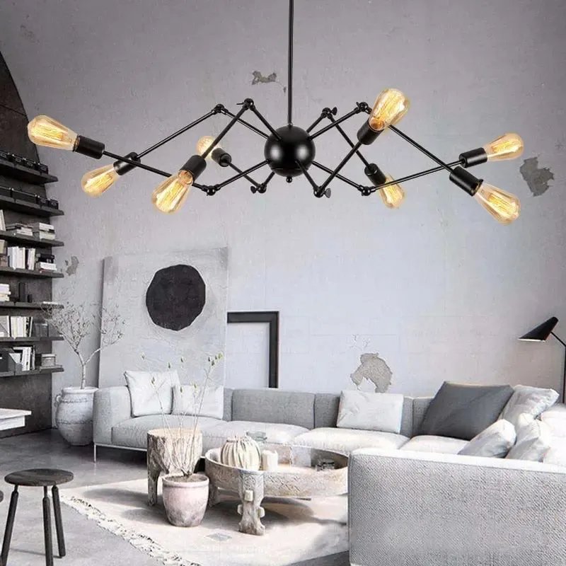 Jody Modern Spider Chandelier — Seus Lighting LED Pendant Lights  