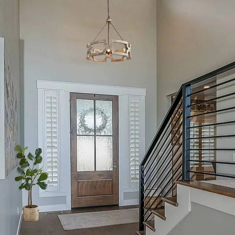 Vera Farmhouse Coastal Foyer Lighting — Seus Lighting LED Pendant Lights  