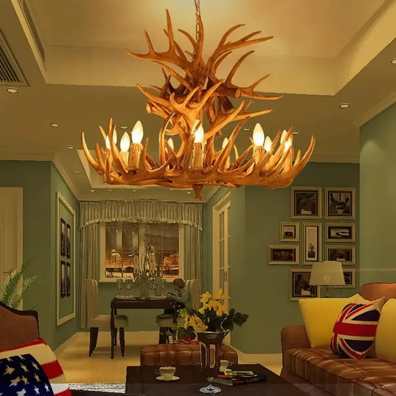 Brielle Modern Antler Chandelier — Seus Lighting LED Pendant Lights  