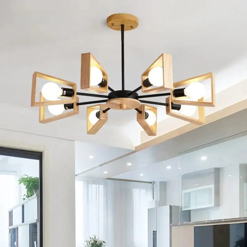 8-Light Sputnik Modern Linear Chandelier — Seus Lighting LED Linear Lights  