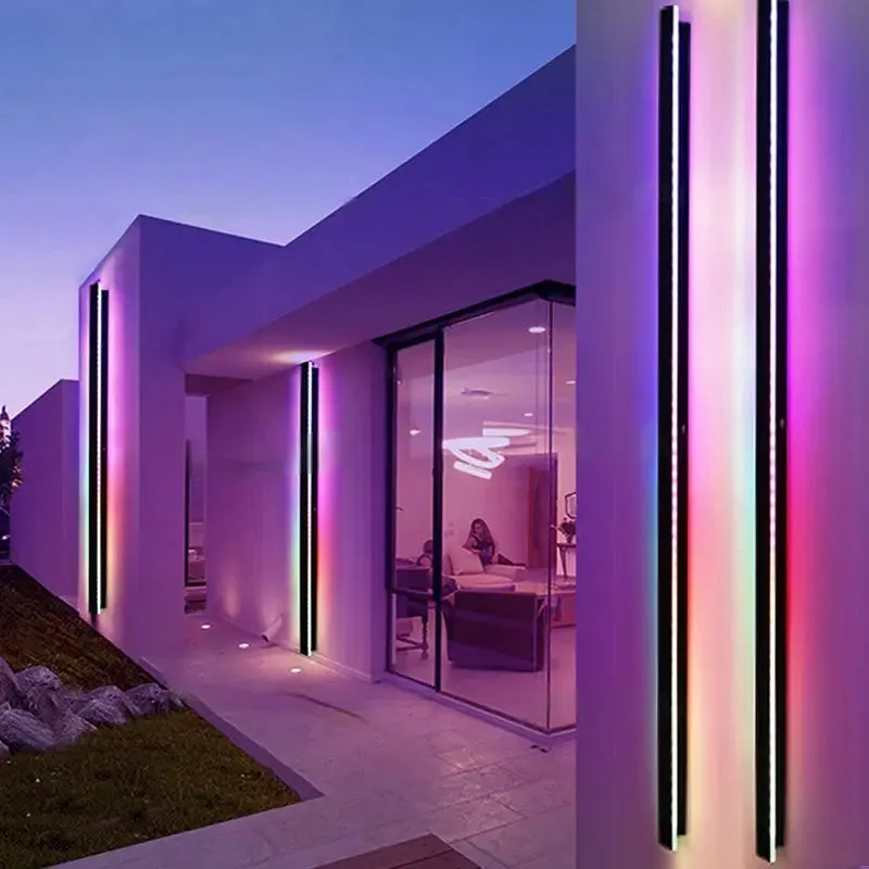Bolyana Rgb Outdoor Wall Lights — Seus Lighting LED Wall Lights  