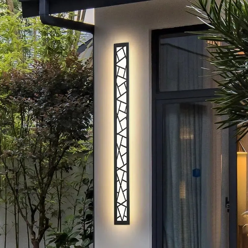 Large Modern Outdoor Wall Lights — Seus Lighting LED Wall Lights  3000K