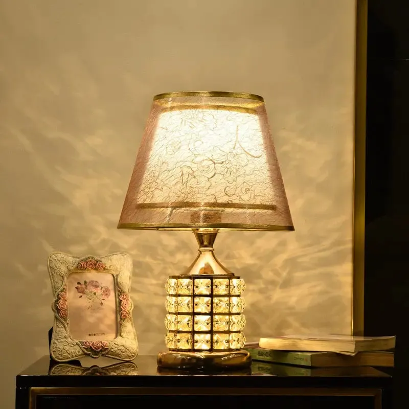 Montana Gold Crystal Buffet Lamps — Seus Lighting LED General Lighting  