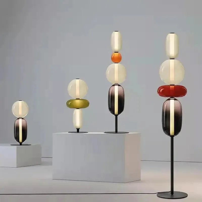 Lina Glass Shade Floor Lamp — Seus Lighting LED General Lighting  