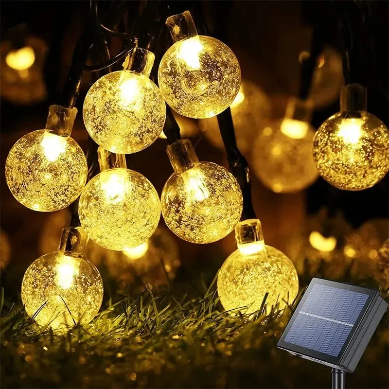 Solar Dimmable Outdoor String Lights — Seus Lighting LED Bollards & Pathway Lights  