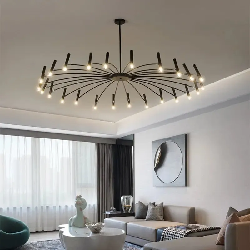 Berny Ceiling Modern Chandelier 12/18/24 Lights — Seus Lighting LED Pendant Lights  3000K