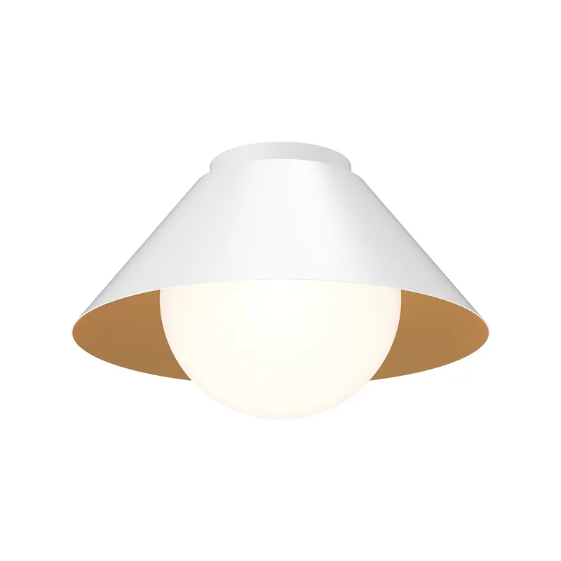 Remy 14-in Flush Mount — Kuzco Lighting LED Post Top Lights 60.0W 
