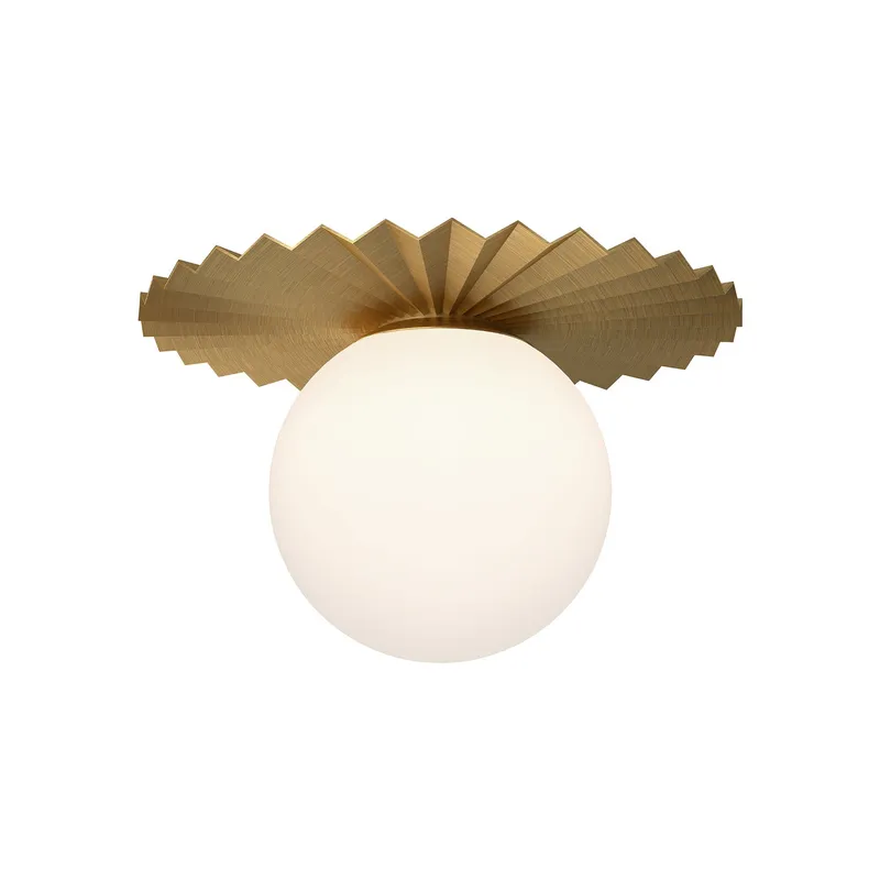 Plume 14-in Flush Mount — Kuzco Lighting LED Post Top Lights 60.0W 