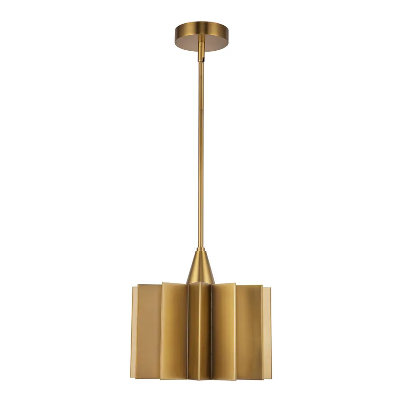 Plisse 12-in Pendant — Kuzco Lighting LED Landscape Lights 60.0W 