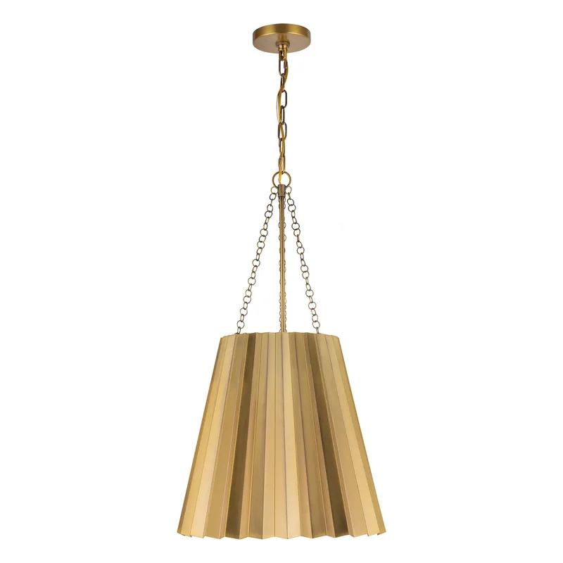 Plisse 16-in Pendant — Kuzco Lighting LED Landscape Lights 60.0W 