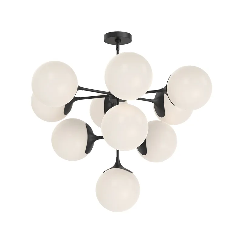 Nouveau 35-in Chandelier — Kuzco Lighting LED Landscape Lights 40.0W 