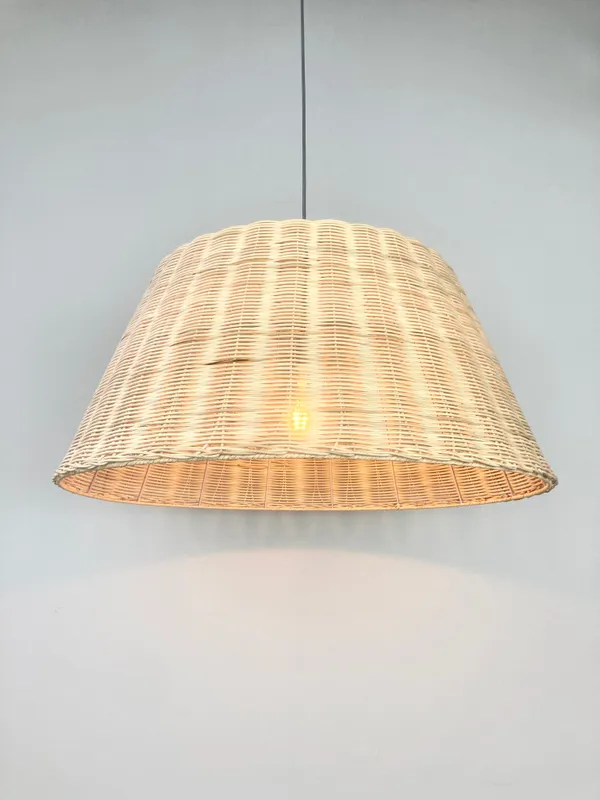 Woven Bamboo Basket Pendant Light — Hangout Lighting LED Pendant Lights  