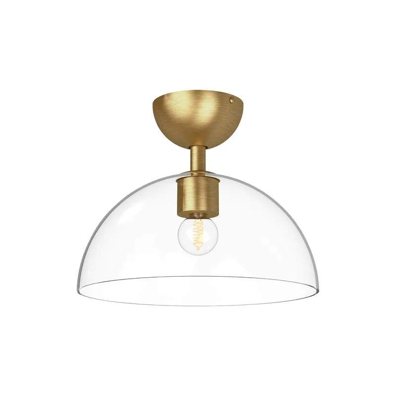 Jude 12-in Semi-Flush Mount — Kuzco Lighting LED Post Top Lights 60.0W 