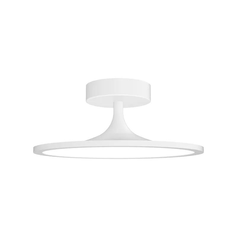 Issa 12-in Semi-Flush Mount — Kuzco Lighting LED Post Top Lights  3000K