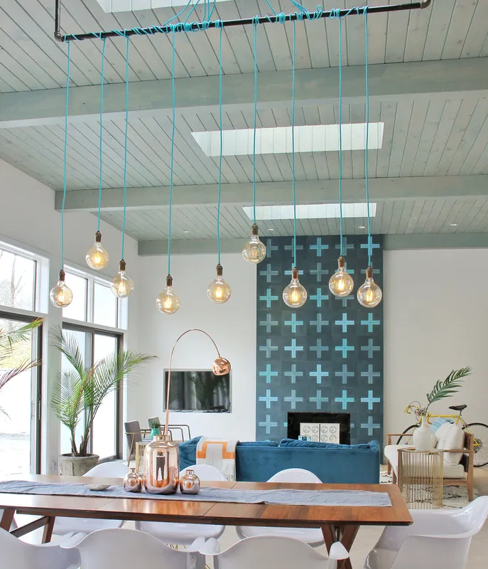Pipe Wrap Pendant Chandelier — Hangout Lighting LED Pendant Lights  