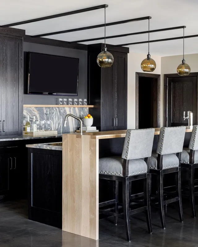 Clear Glass Globe Pendant Light – Custom Sizes & Finishes — Hangout Lighting LED Pendant Lights  2200K