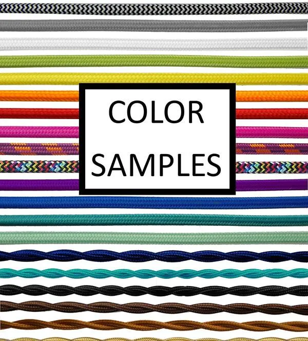 Cord: Sample ALL Colors — Hangout Lighting LED Bulbs & Lamps  