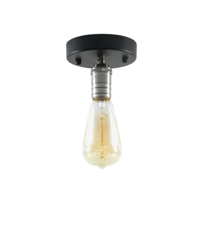 Flush Mount: Black Nickel Light — Hangout Lighting LED Ceiling Lights  