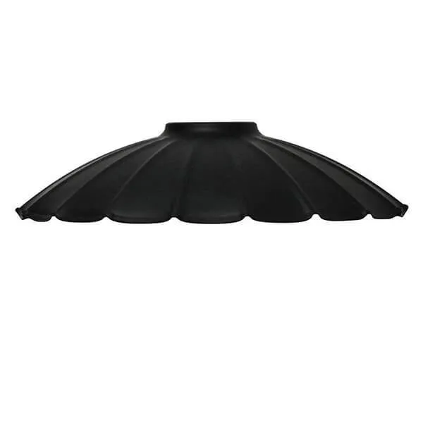 Black Ruffle Shade — Hangout Lighting LED Bulbs & Lamps  