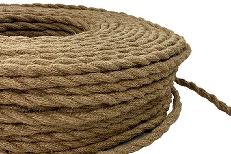 Twine Twisted Fabric Cord by the Foot — Hangout Lighting LED Bulbs & Lamps  