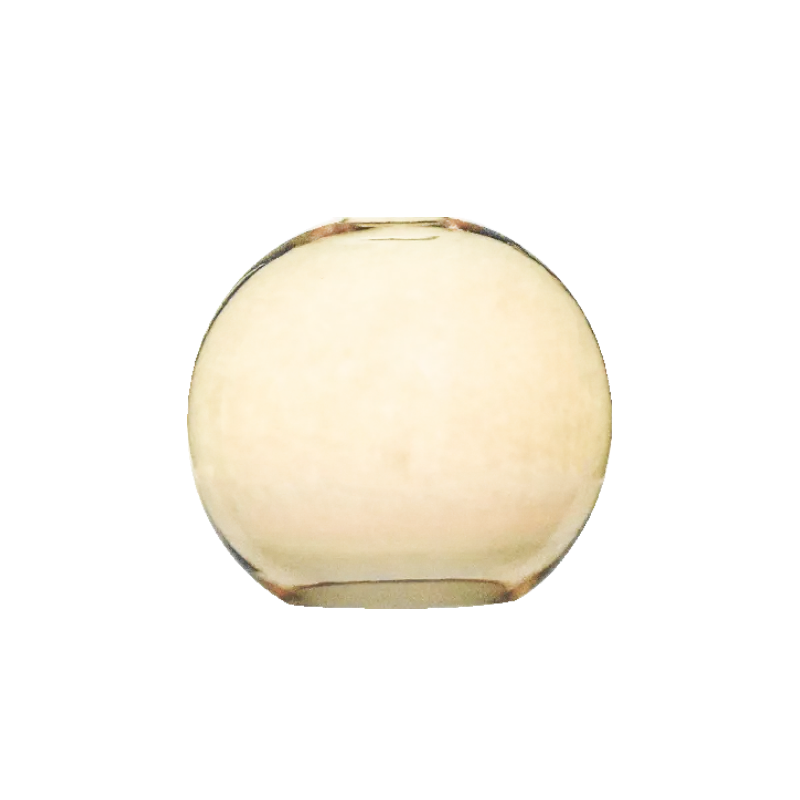 Amber Glass Globe Shade 8" — Hangout Lighting LED Bulbs & Lamps  
