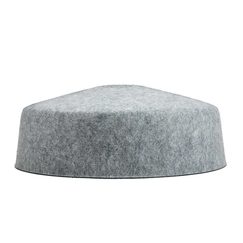 Grey 16" Dome Felt Shade — Hangout Lighting LED Bulbs & Lamps  