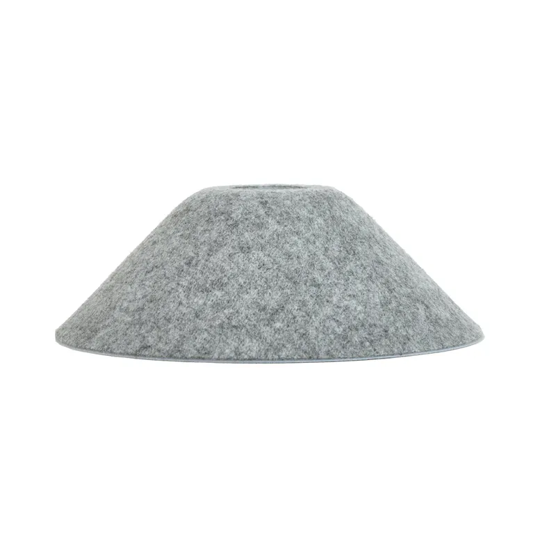 Grey Cone Felt Shade — Hangout Lighting LED Bulbs & Lamps  